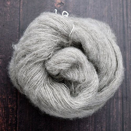 Undyed Baby Yak Silk Lace weight 50g