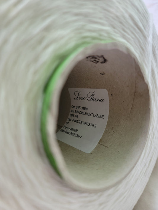 Loro Piana 100% cashmere yarn for hand knitting, crochet and weaving